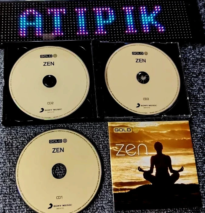 🧘 Zen Gold - Caja 3CD Relajación Meditación Sony Music Raro🌿 – photo 3